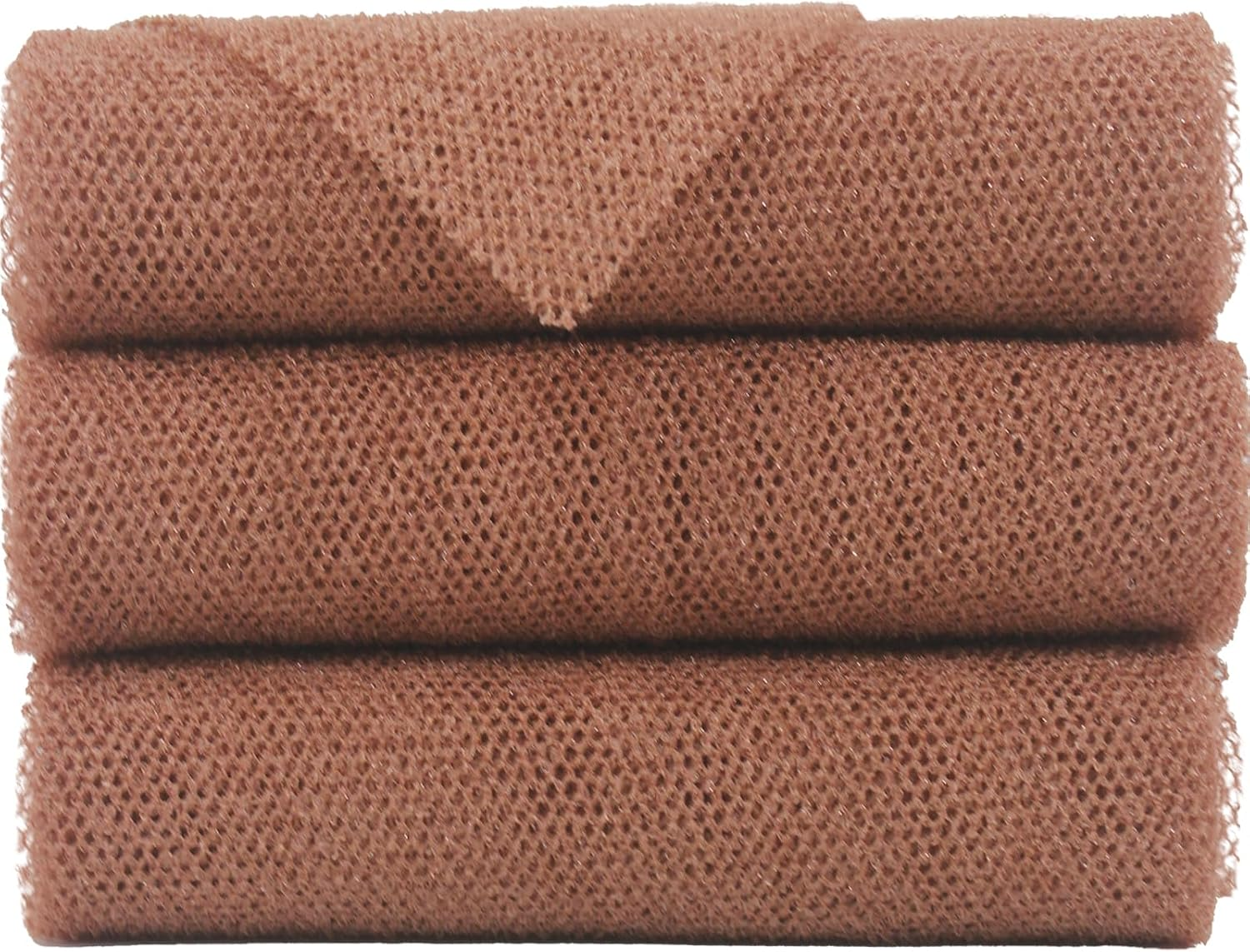 3 Pcs African Net Sponge Authentic，Body Scrubber, Body Exfoliator, Body Scrubber Net for Back Skin Smoother (Black, White, Blue)