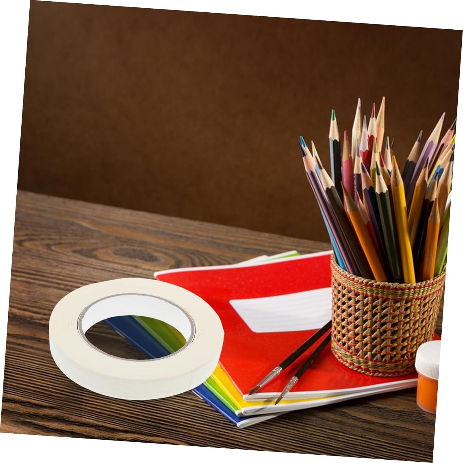 ARTIBETTER Masking Tape for Car Spraying Supply Painter Supply Writable Label Tearable Masking Tape for Painting Bulk Roll Adhesive Cover image number 6