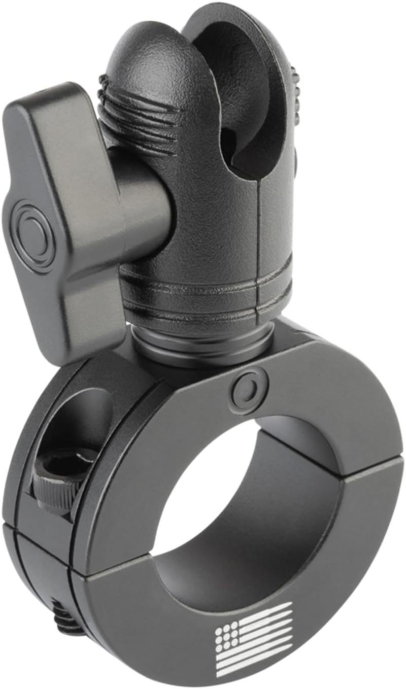 Bulletpoint Aluminum Handlebar Clamp Mount with 20Mm Socket End Fits 0.875", 1", 1.125" and 1.25" Bar image number 1