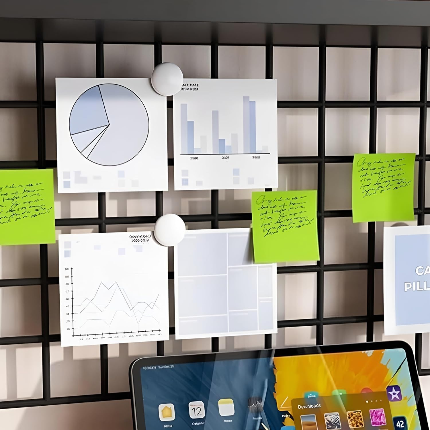 3 Tier Desktop Shelf,Bookcase Organizer,Storage Compartments,Countertop Hutch Bookshelf,Wood Countertop Bookshelf,For Desktop, Living Room, Bedroom, Office image number 4