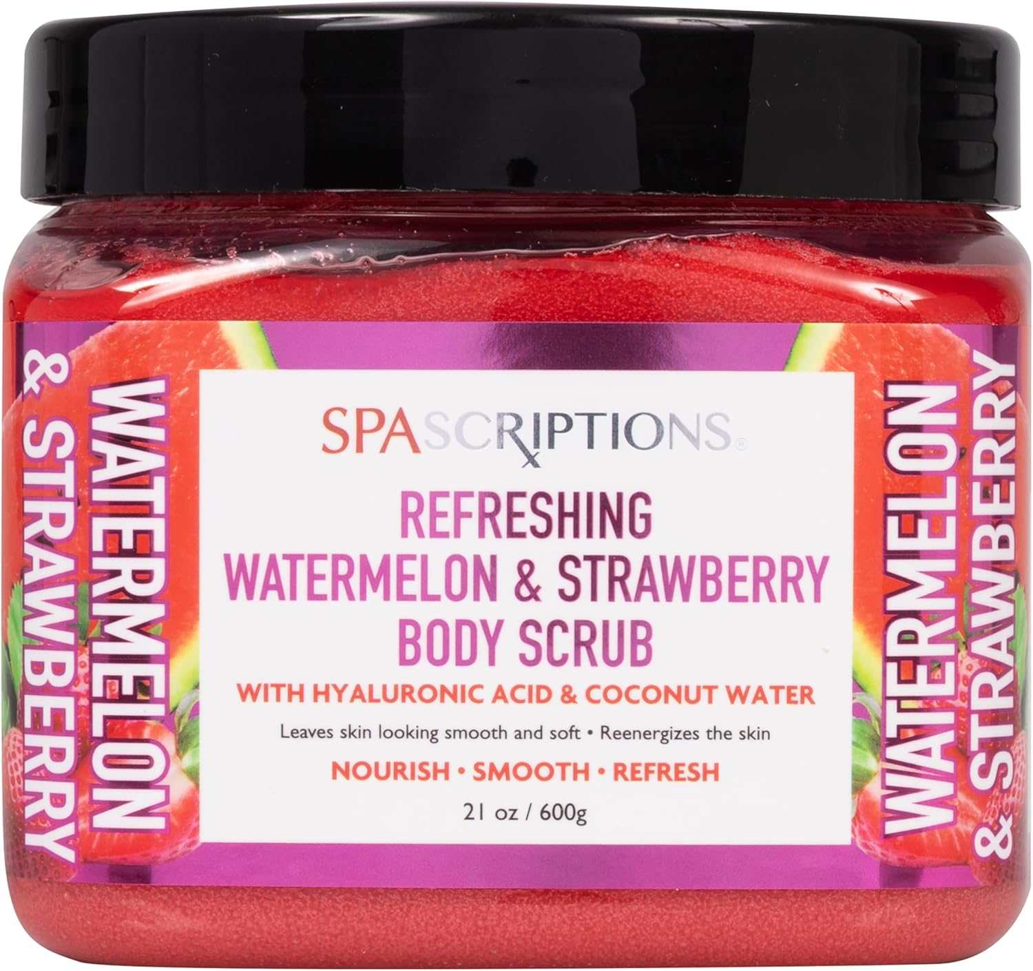 Spascriptions Refreshing Watermelon & Strawberry Body Scrub 600 G image number 1