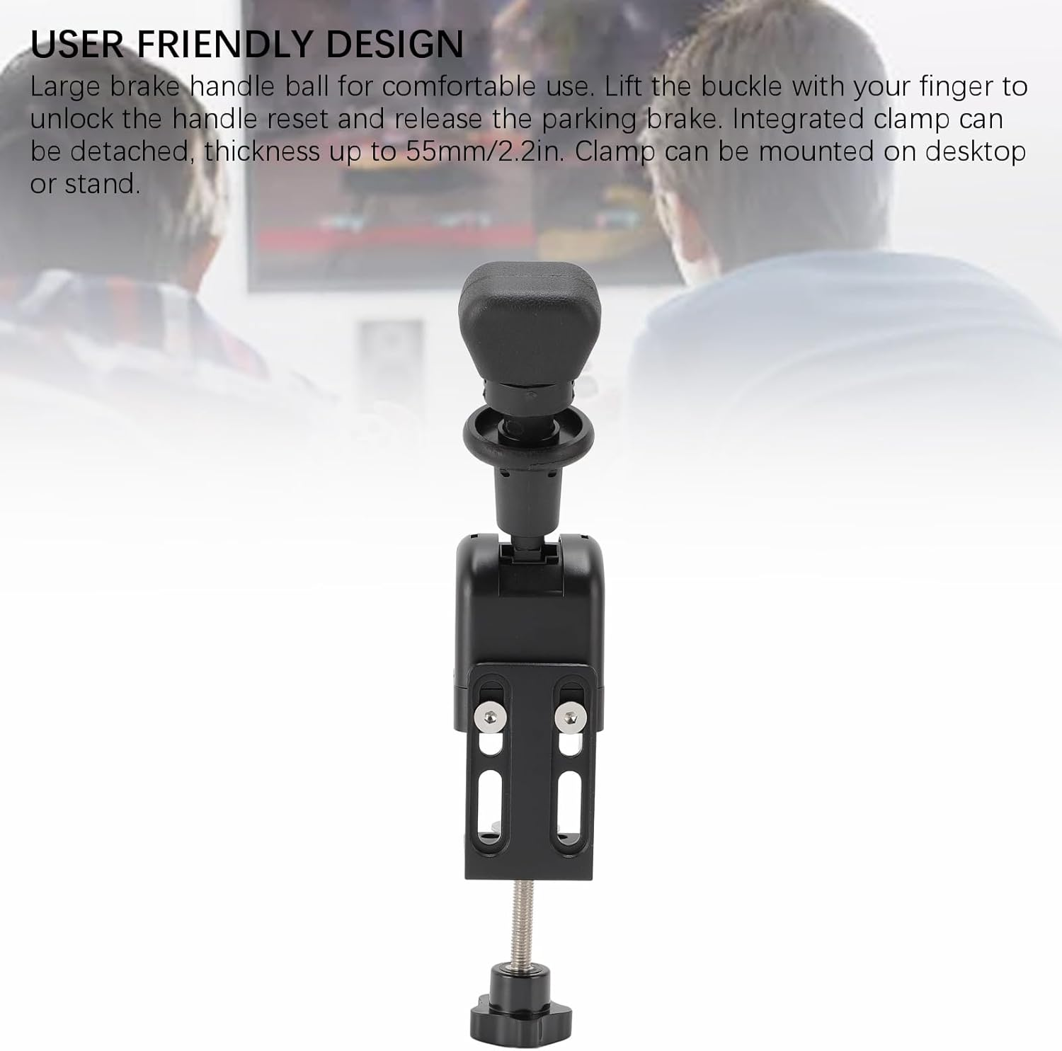 PC USB Handbrake, Sim Racing Hand Brake Compatible with for G27, G29, G920, G923, for T300 T300RS T GT, USB Truck Simulator Handbrake for ATS and ETS2 Games, for Wins PC Systems