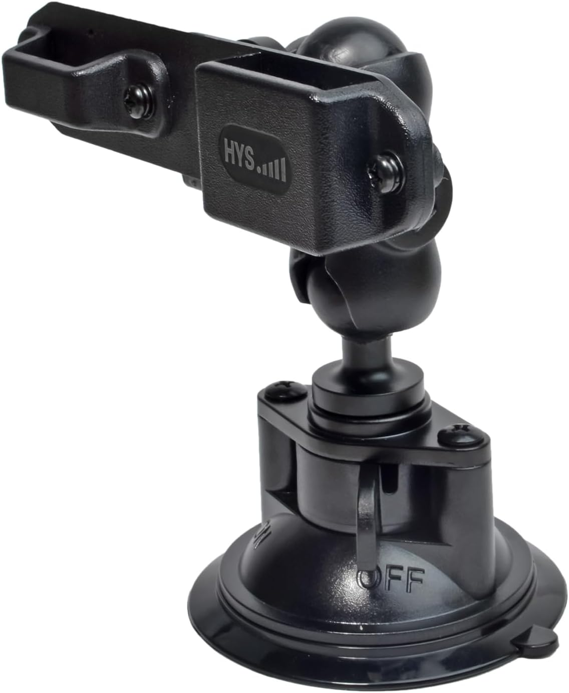 HYS Car Suction Cup - Dashboard and Windshield Walkie Talkie Belt Clip Mount for Car Holder Mount/Mic Holder for Anytone Baofeng Icom Kenwood Yaesu Wouxon Amateur Radio HT &Speaker Microphone