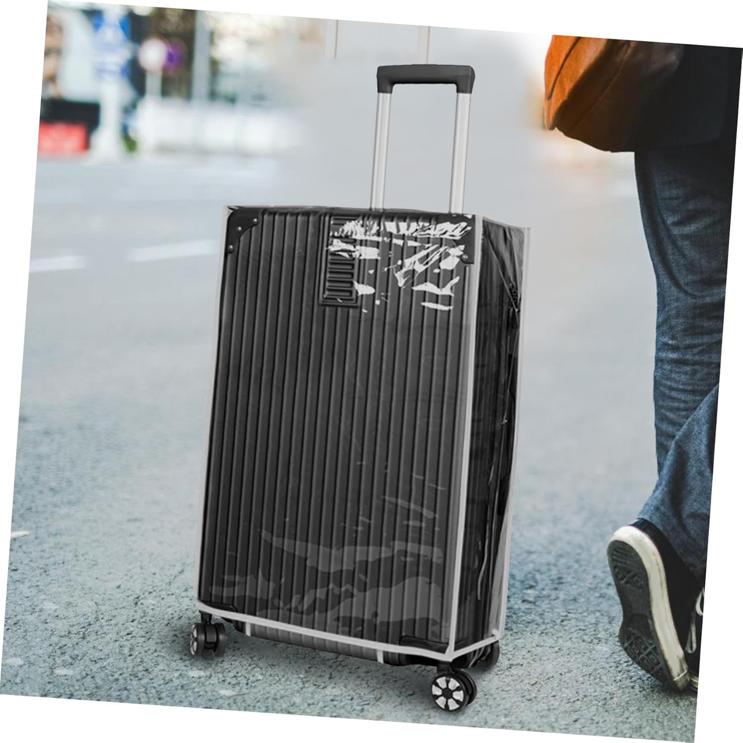 Holibanna Travel Duffle Bag Luggage Cover Suitcase Protector Luggage Cover Protector image number 1