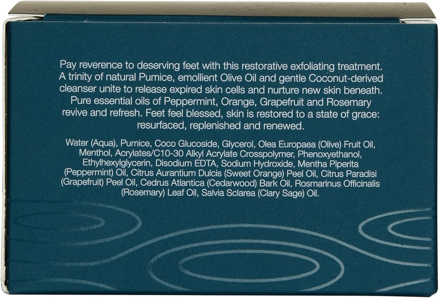 Natio Australia Utopia Sublime Renewal Foot Scrub - Pumice, Olive Oil, Coconut, Peppermint, Orange, Grapefruit & Rosemary - Vegan Friendly & Made in Australia image number 1