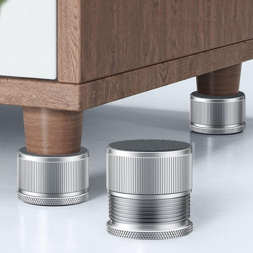 Mifrsnu 4Pcs Adjustable Bed Chair Risers Heavy Duty Furniture Risers Sofa Table Risers Bottom Protect Floors anti -1 image number 3