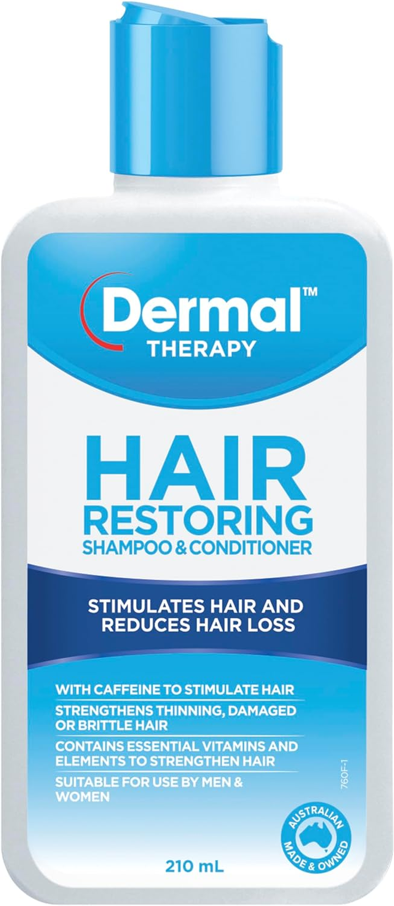 Dermal Therapy Hair Restoring Shampoo & Conditioner | Designed to Help Strengthen & Stimulate Hair for Men and Women | 210Ml image number 6