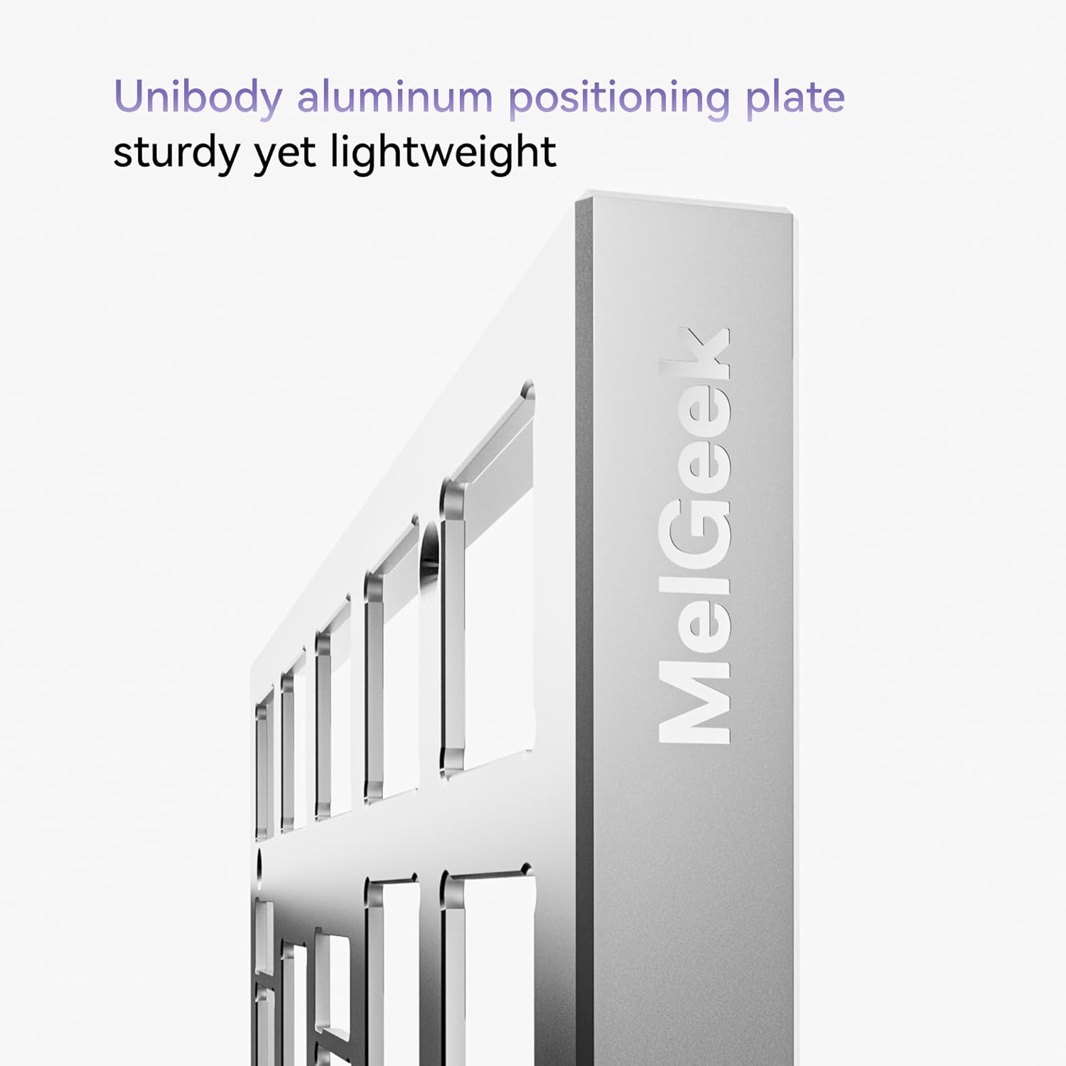 Melgeek MADE68 Air Wired Keyboard, Hall Effect Magnetic Switch Low-Profile Gaming Keyboard, 65% Compact Rapid Trigger, Hot-Swappable, RGB Snap Tap & Adjustable Actuation, Online HIVE Custom (Purple) - Pink image number 4