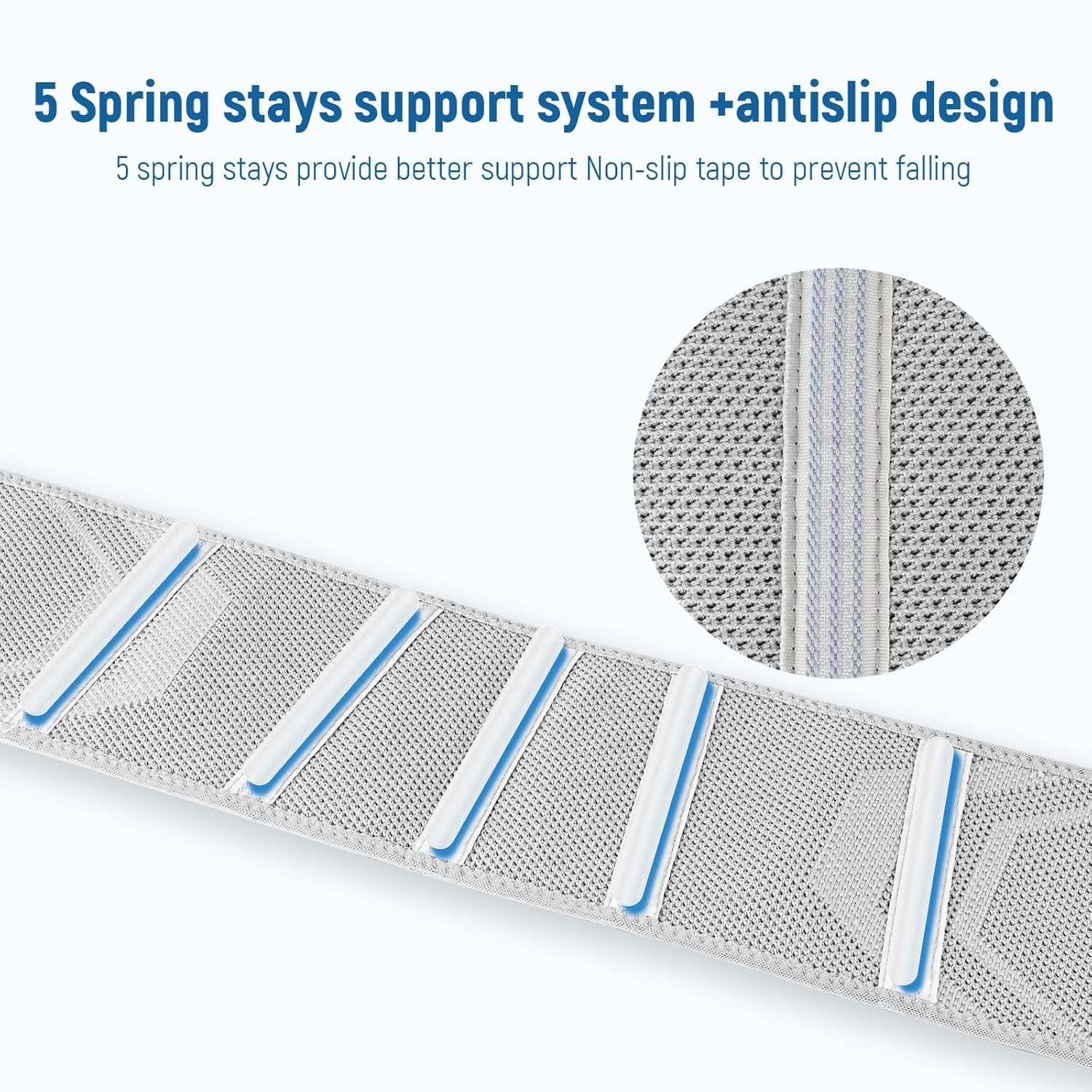 Back,Pelvic and Sacral Nerve Pain Relief,Hip Stabilizer Brace for Si Joint Dysfunction Trochanteric (Gray, Large) image number 2