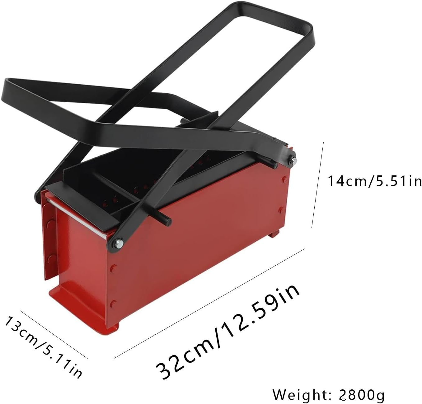 Paper Brick Maker | Manual Wastepaper Briquette Press | Recycle Newspaper Log Press | Paper Log Maker | Recycled Paper Brick Maker | Versatile Paper Briquette Maker for Home Heating and Fire Stove Use image number 3