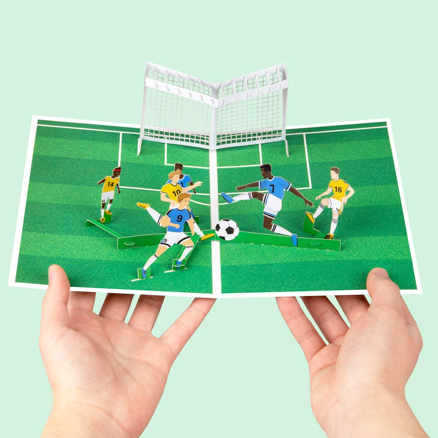 Magic Ants Pop-Up Birthday Card- Soccer Themed Father'S Day 3D Greeting Card - Soccer image number 2