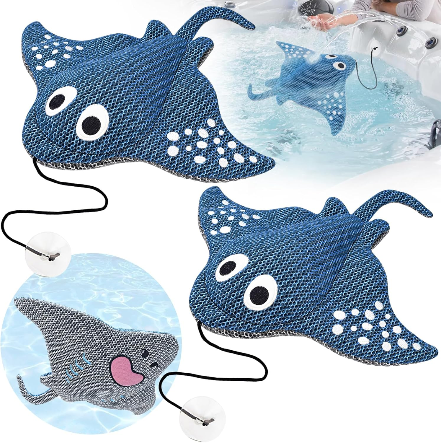 Scum Stingray Hot Tub Cleaner Hot Tub Sponges to Soak up Oils Hot Tub Scum Absorber image number 5