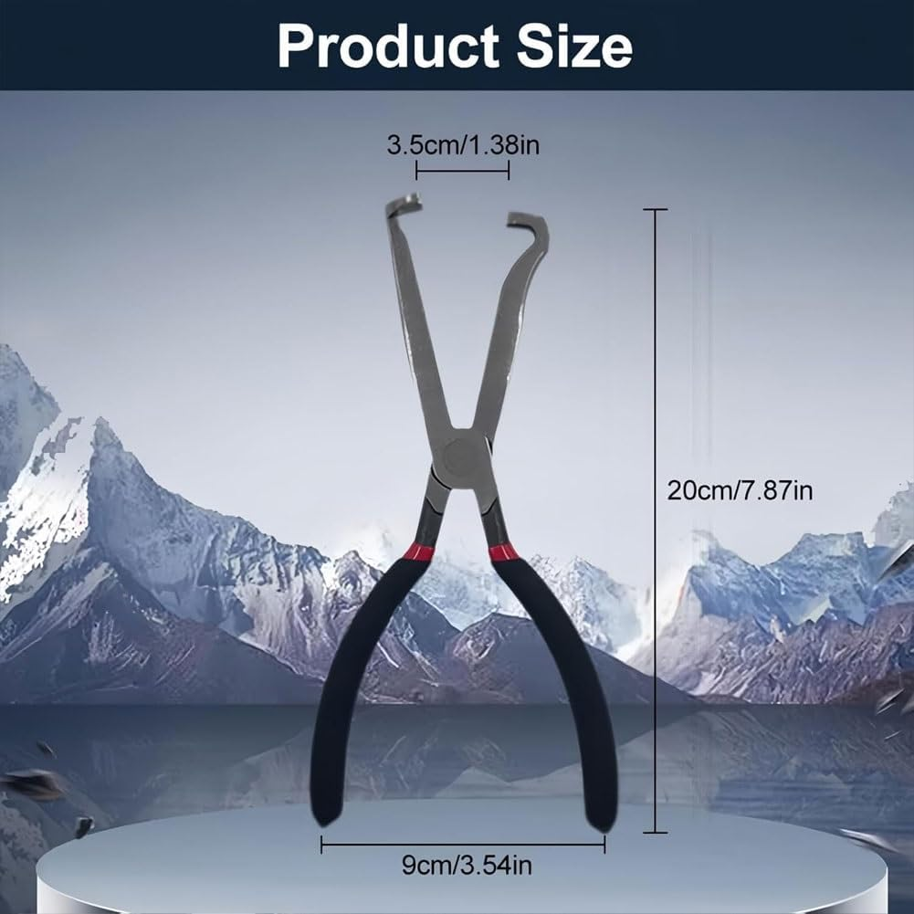 Electrical Disconnect Pliers, Rapid Disconnector Pliers, 8In Automotive Tools Electrical Connector Pliers, Automotive Hose Disconnect Tools for Push Tab Style Plugs(A+B) image number 5