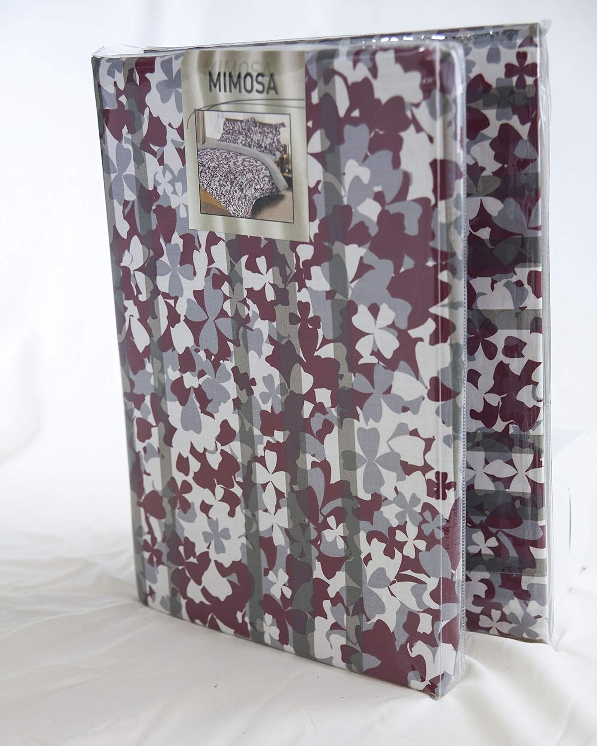 Mimosa 3 Piece Bedding Set, Distor Grey, 150Cms