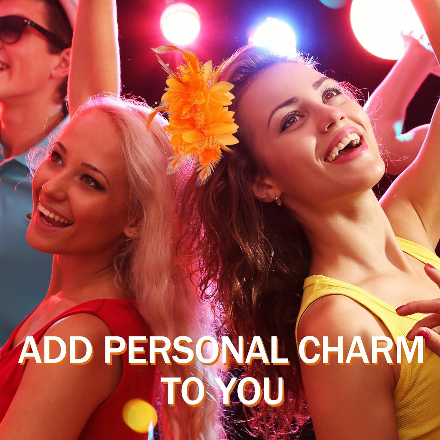 RTRTGS Feather Headband with Artificial Flowers, 1920S Fascinator Headpiece for Women, 20S Headband for Carnival, Cocktail, Wedding, Tea Party Accessories (Red)