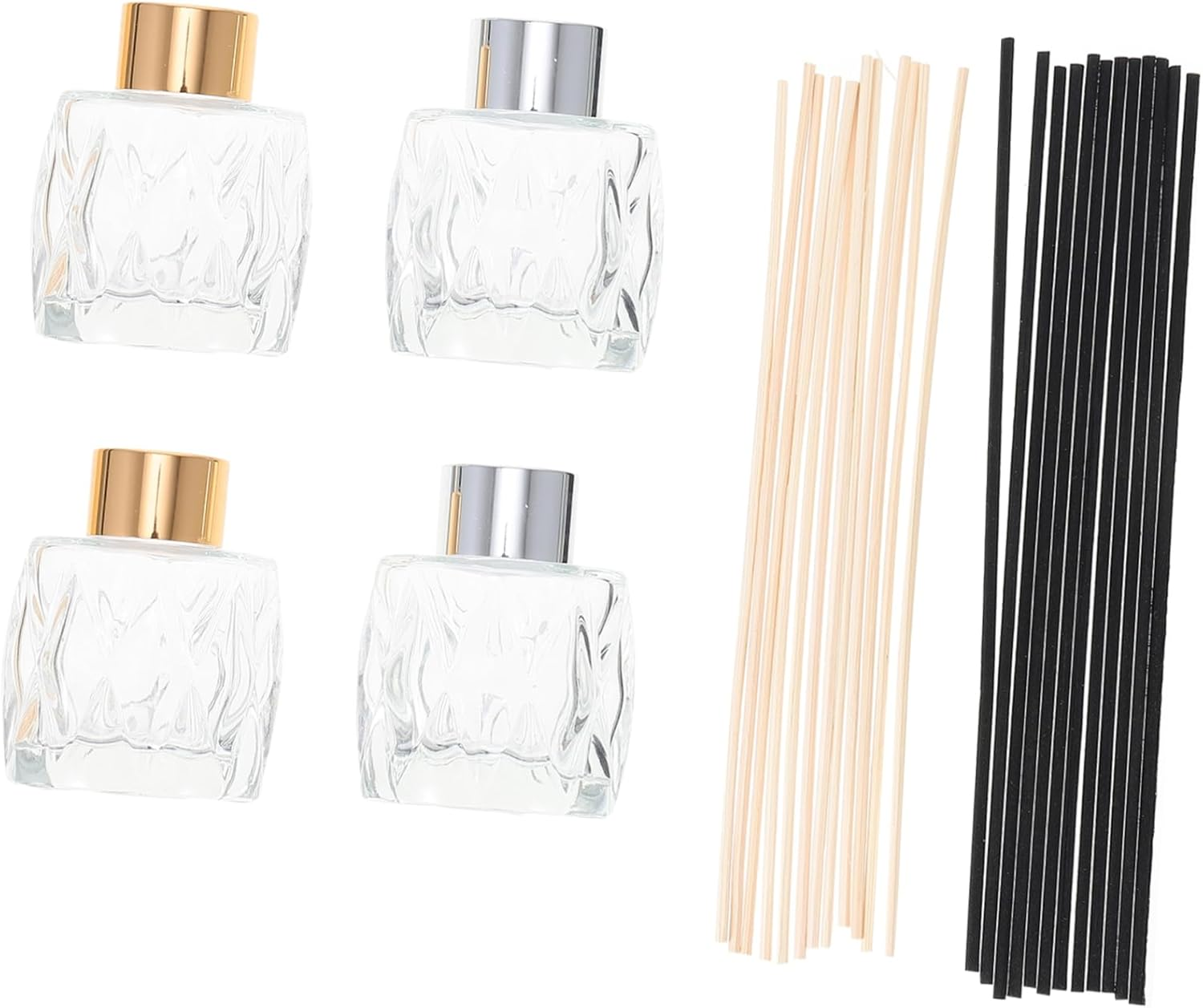 Glass Aromatherapy Bottles Empty Diffuser Bottles for Oil Decorative Fragrance for Home image number 2