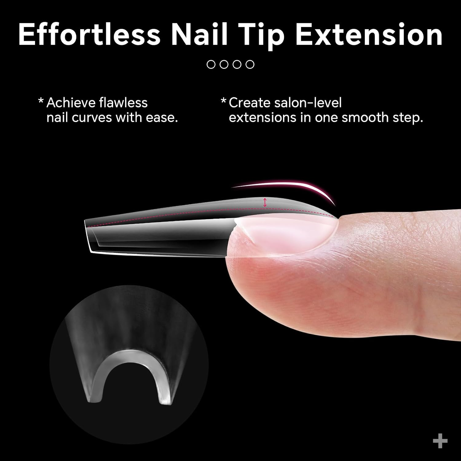 KADS 160Pcs Deep C Curve 16 Sizes Full Cover Nail Tips Clear Pre-Built False Nail Extension Thick Sculpted Acrylic Nail Tip for Flat Nails Deep Curve, Coffin - Almond image number 3