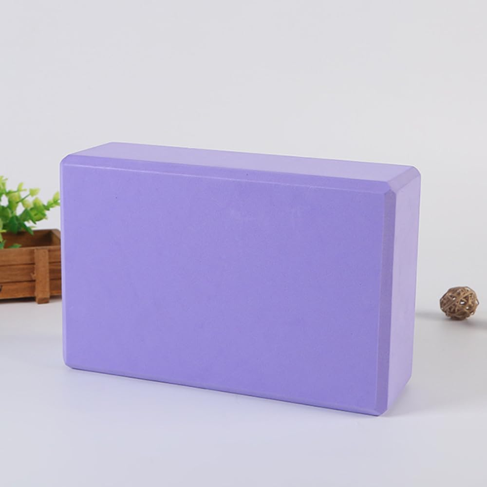 Poemtian Yoga Block High Density EVA Foam Blocks Non-Slip Surface Yoga Bolster Yoga Bricks Pilates Workout Blocks, Stretching, Stability High-Density Brick Stretch Blocks, Fitness Accessories image number 2