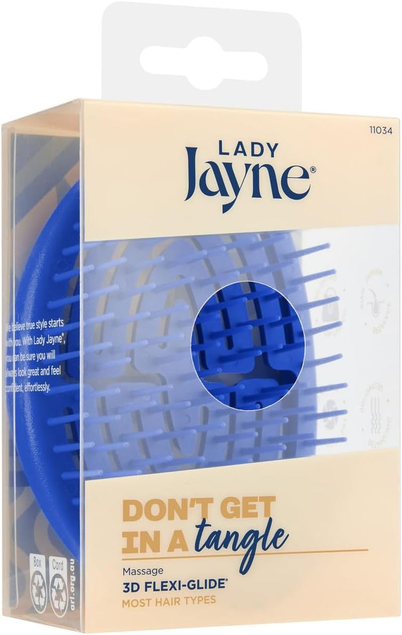 Lady Jayne 3D Glide Flexi Gentle Detangling Brush