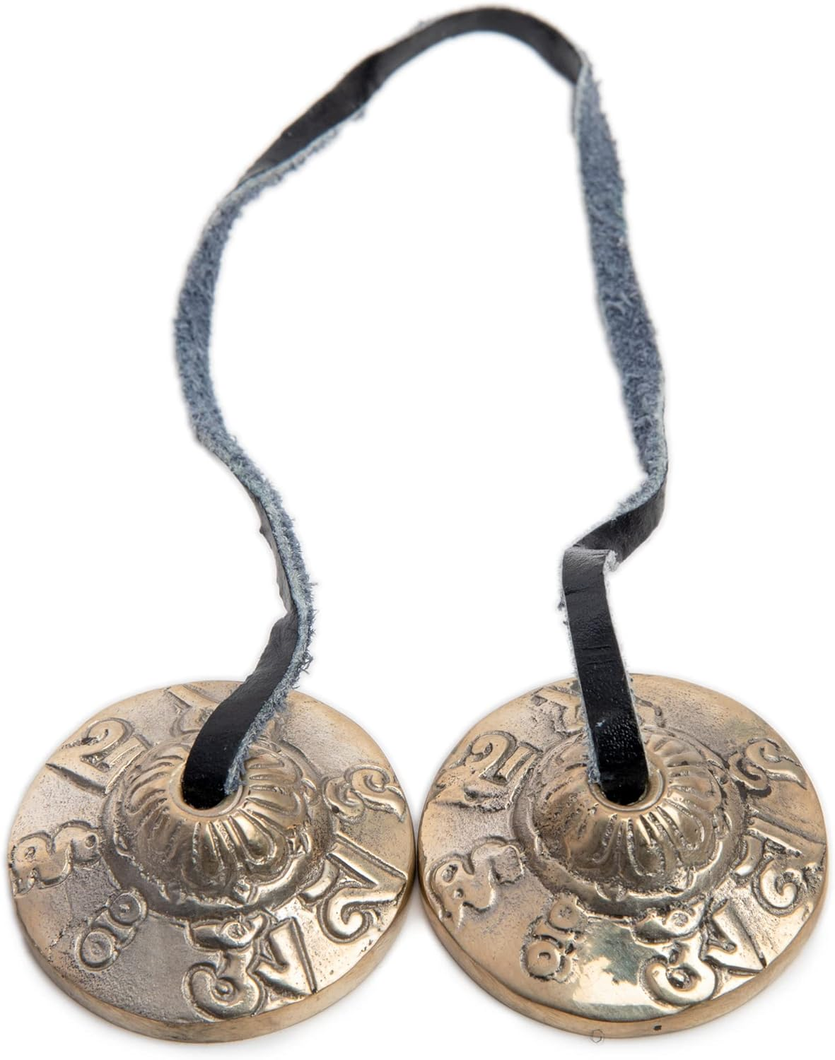 Tingsha Cymbals Bells - Easy to Play - Meditation Mindfulness Bronze Chime for Chakra Healing Sound Bath Spiritual Gifts Handcrafted Tibetan by Himalayan Bazaar