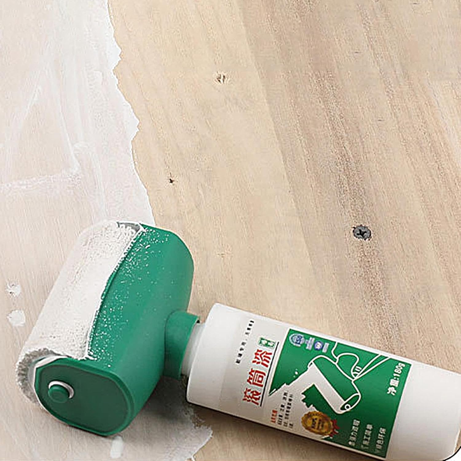 Wall Repair Paste Roller - Strong Coverage White Paint Roller, Wall Repair Roller Paint, White Paint for Walls, Multi-Purpose Home Remodeling Solution for Wall Repair, Wall Repair image number 6
