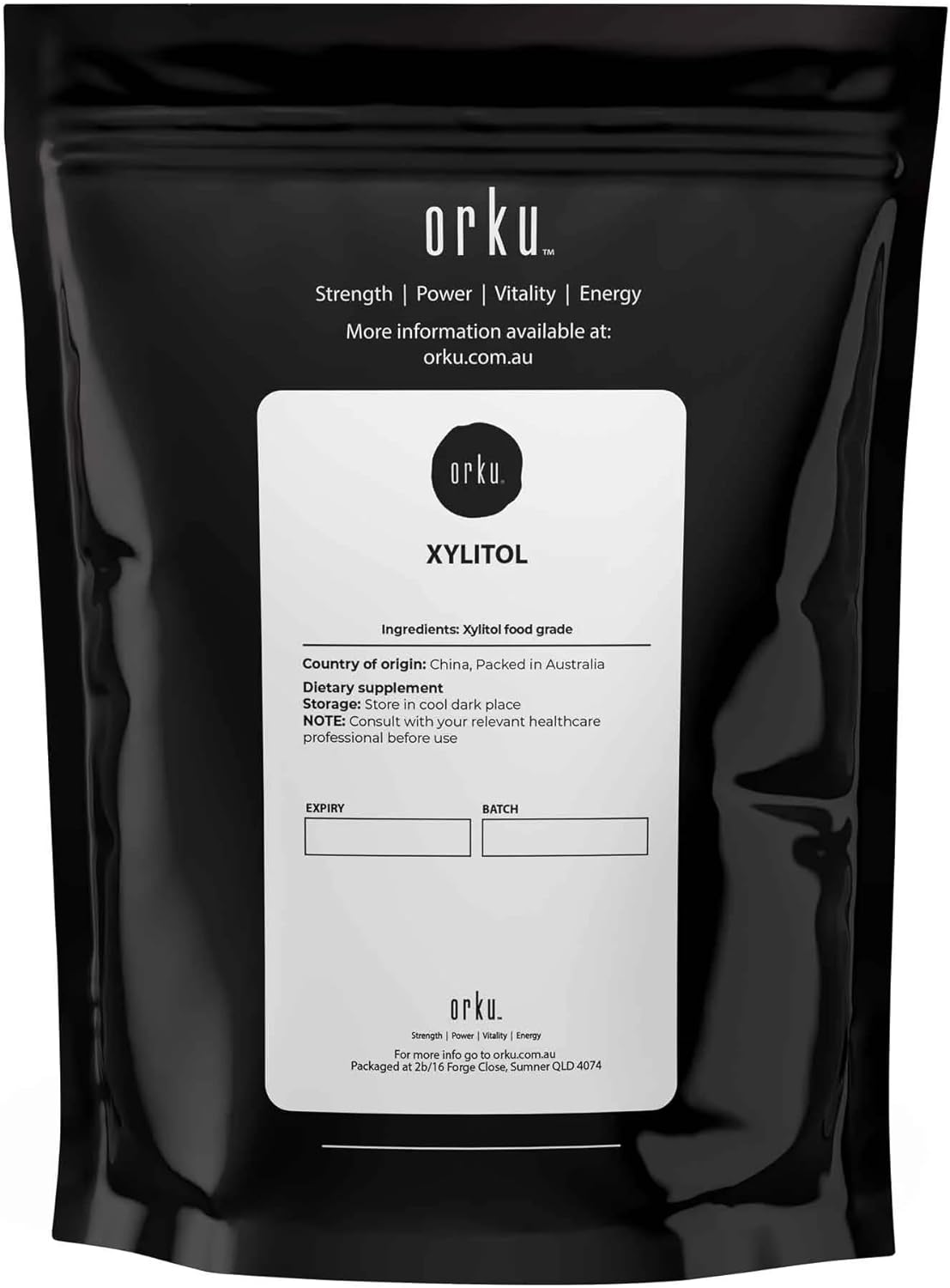 100G Xylitol Crystal Powder USP FCC Natural Sweetener Sugar Substitute Corn image number 2