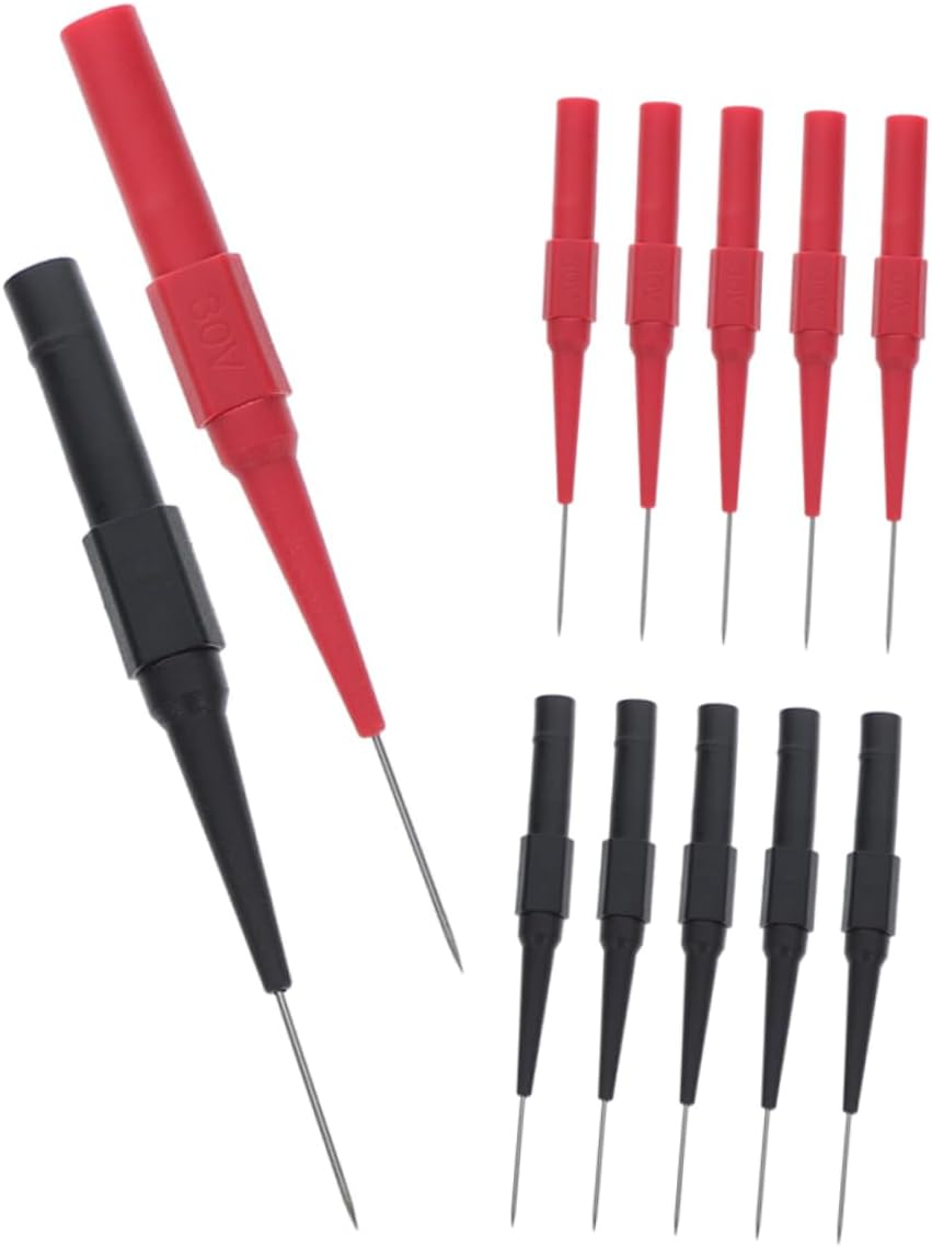 Operitacx 12Pcs Car Test Probes Needle Tips Automotive Electrical Tester Probes for Multimeter Circuit and Experimental Use image number 2
