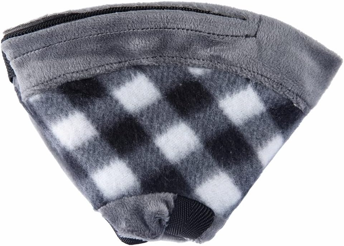 NACOCO Inflatable Dog Collar Recovery - Soft Protective Cat Cone for Pets to Prevent from Touching Stitches after Surgery Adjustable (Small, Grey) image number 4