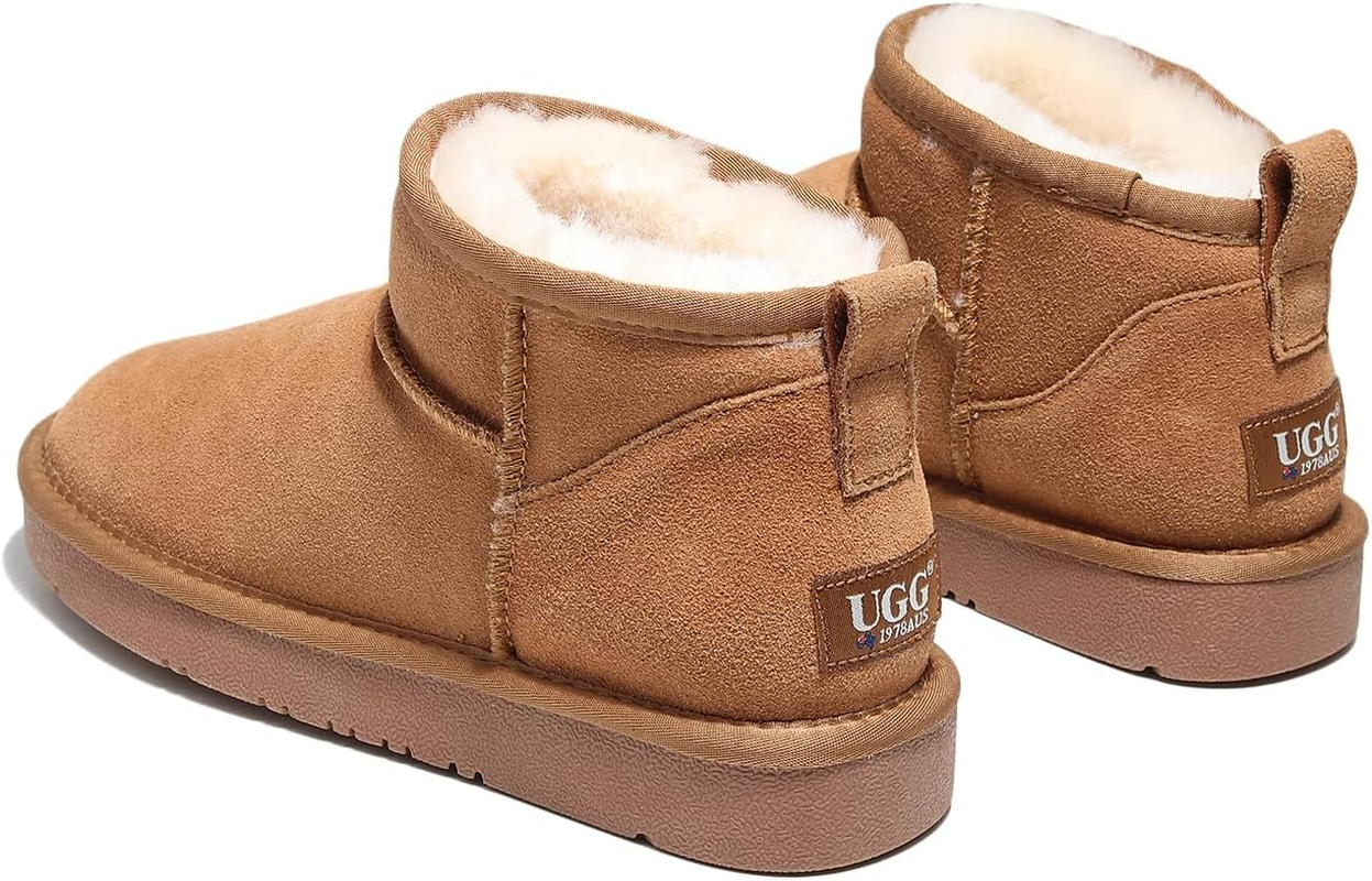Best Gift Choice UGG 1978AUS Classic Ultra Mini Ankle Boots-Australian Wool, Water-Resistant, Anti-Slip Winter Boots for Women, Super Warm and Comfort image number 5