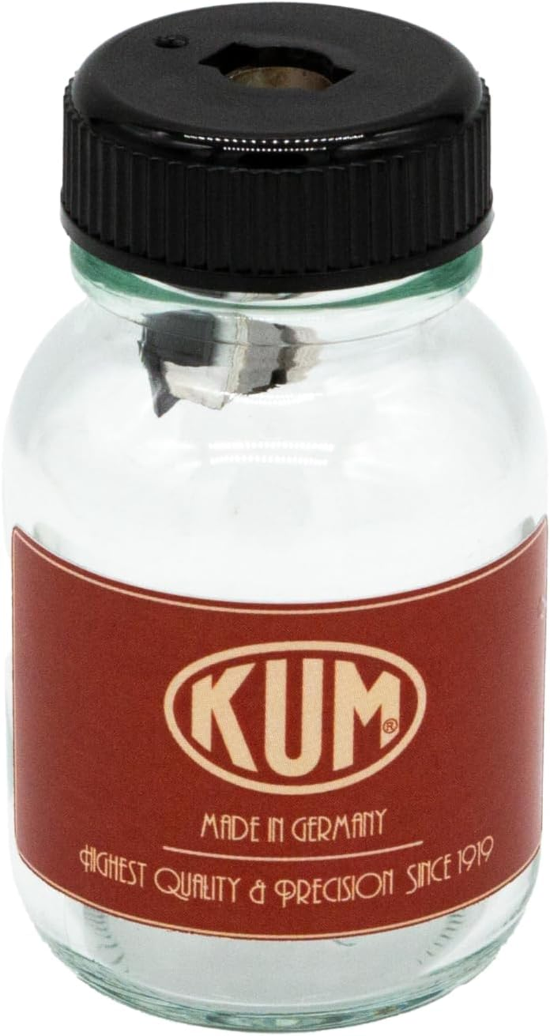 KUM GLASS BOTTLE MAGNESIUM BODY PENCIL SHARPENER. image number 2