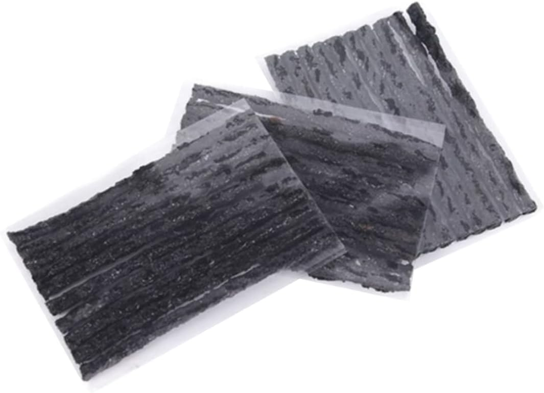 CTIRCHIU Car Tubeless Seal Strip Tire Repair Tool 30Pcs 100X3.5Mm Black Vacuum Wheel Seal Tape for Automotive Tyre Puncture Fixing image number 2