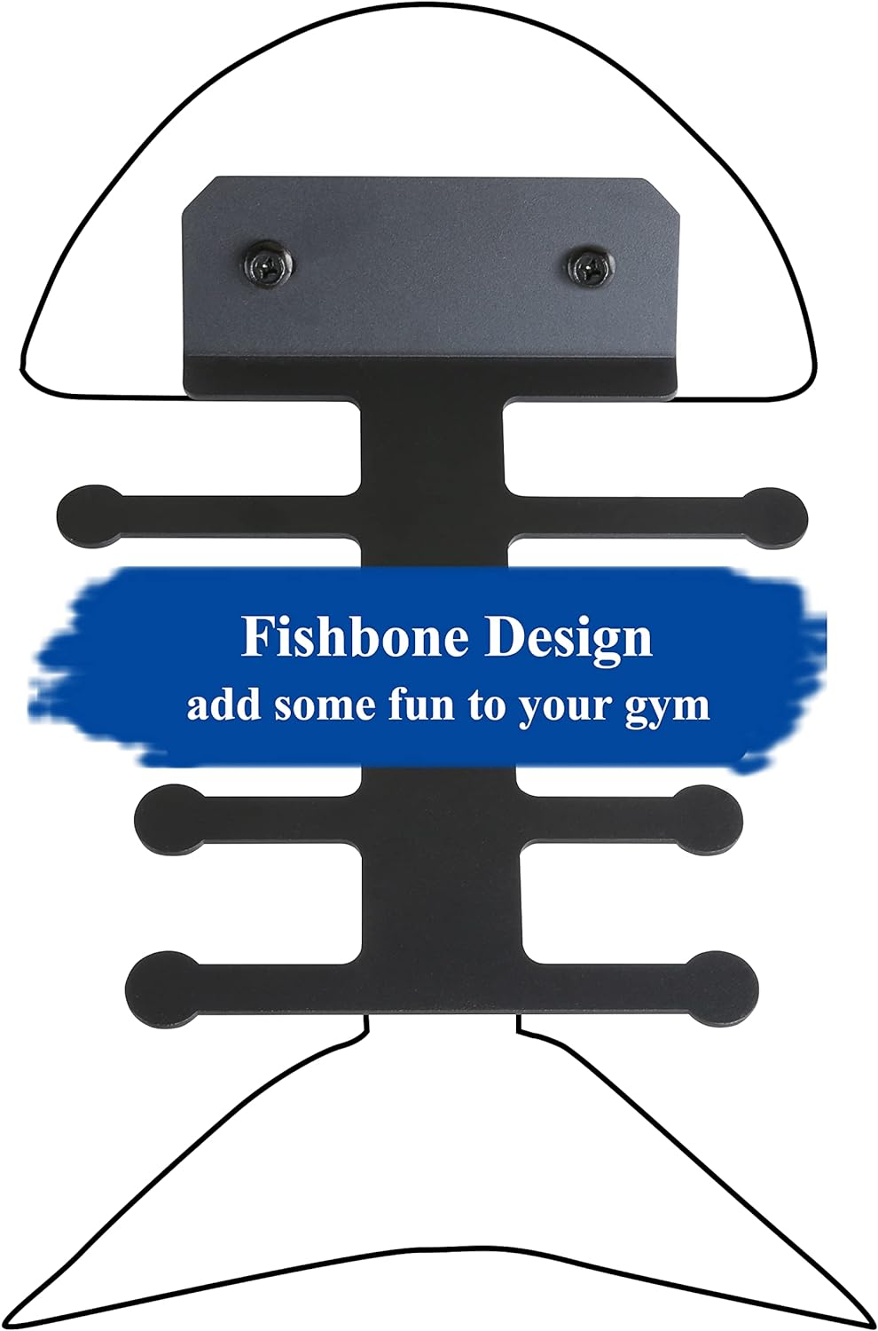 Resistance Rack Band Storage Hanger Gym Equipment Organizer Pull up Bands Jump Ropes, Storage Rack for Home Gym