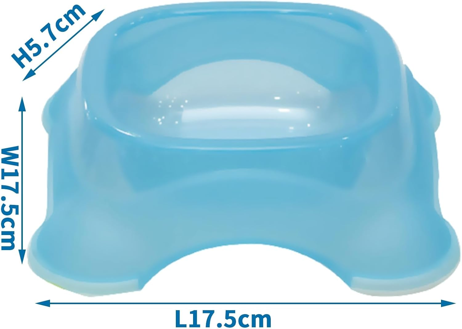 Single Pet Bowl:Heavy Duty Non Slip Material Easy to Clean Ideal for Food and Water Suitable for Dogs and Cats