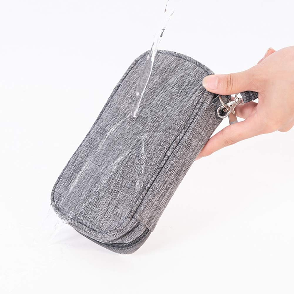 Portable Travel Electronics Accessories Storage Bag Universal Gadget Organizer Pouch for Passport,Usb Cable,Charger,Power Bank,Earphones,Sd Card and Hard Drive Etc image number 3