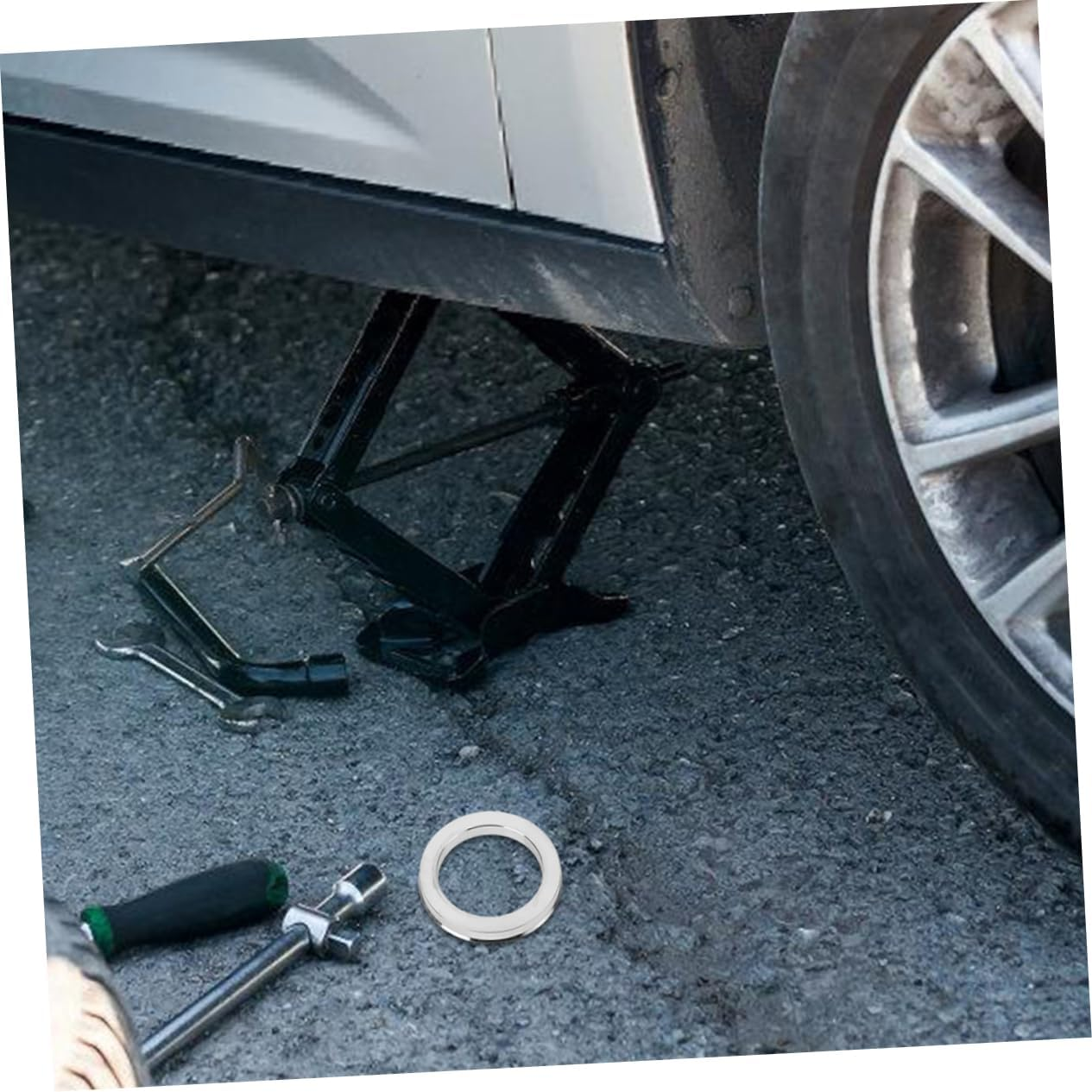 4PCS Aluminium Hub Centric Rings 56.1 to 54.1 Alloy Wheel Hub Spacers For-Road Vehicles Automotive Wheel Accessories image number 3