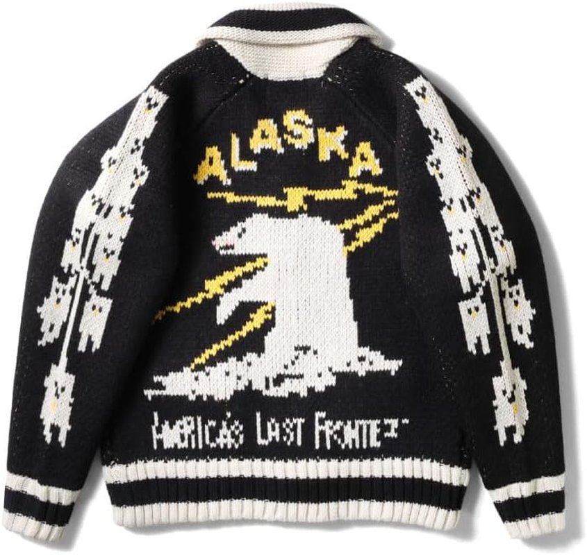 Houston Souvenir COWICHAN Sweater Men'S 22317BKXL Black XL image number 1