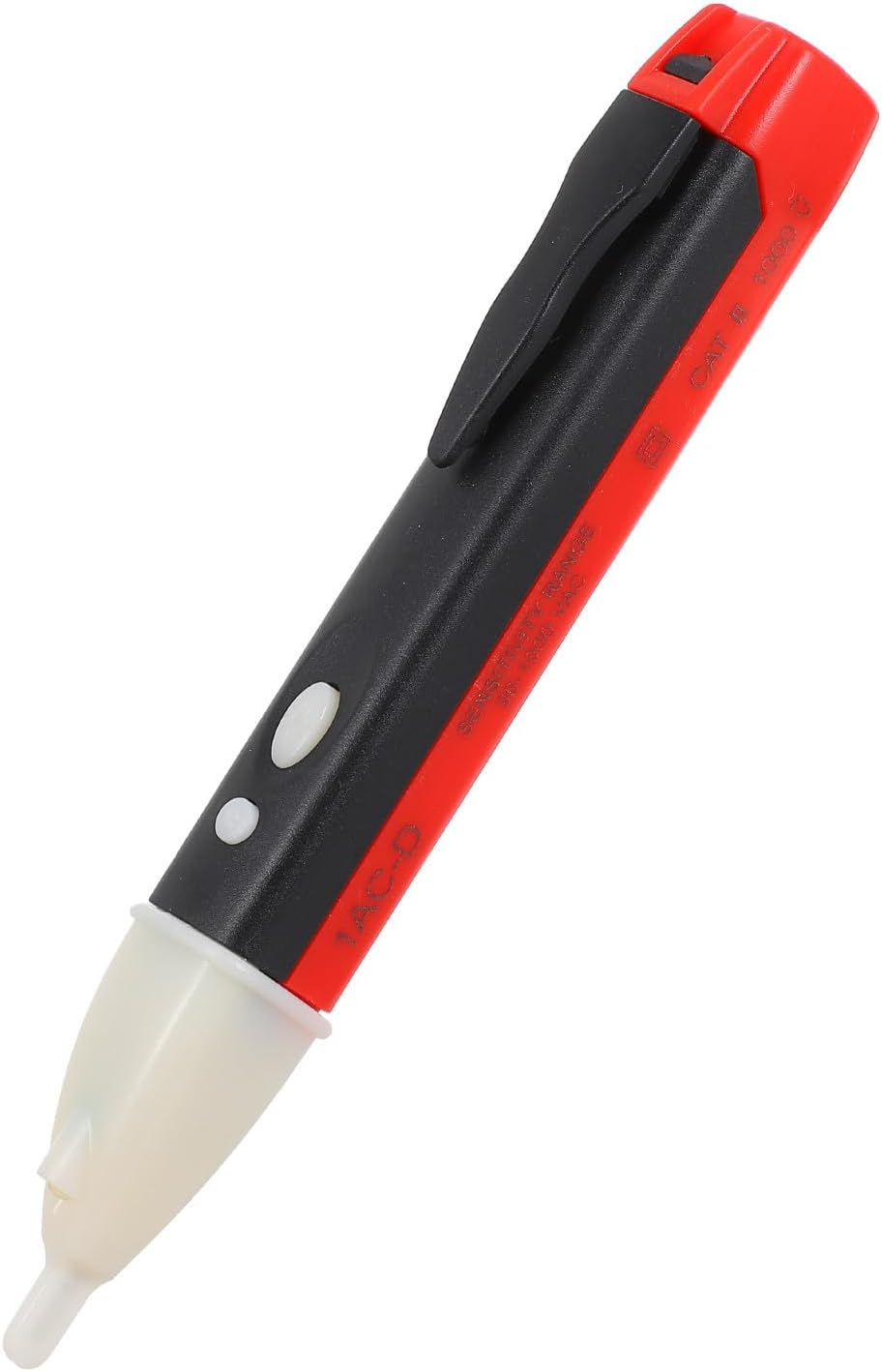 WOONEKY Non-Contact Electrician Test Pen with Sound and Light Alarm, Multifunctional Voltage Tester Pencil for Ac Detection, Red Electrical Testing Tool for Professional Use image number 5