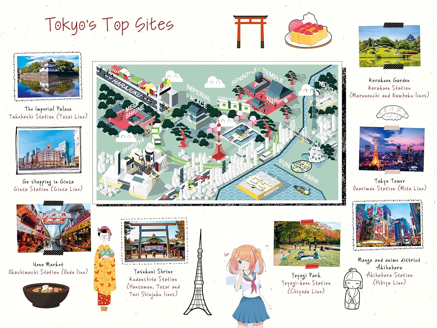 Japan Travel Journal Notebook: 16 Pages of Travel Tips & Useful Phrases Followed by 106 Blank & Lined Pages for Journaling & Sketching image number 1