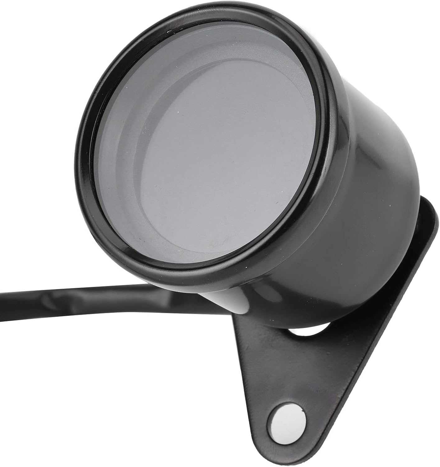 Motorcycle Multifunctional Meter, DC12V Aluminium Alloy 0-199KMH Tachometer Odometer Fuel Gauge Speedmeter 4 in 1 Universal Waterproof anti Glare 7 Colors LCD Digital Gauge (Black) image number 4