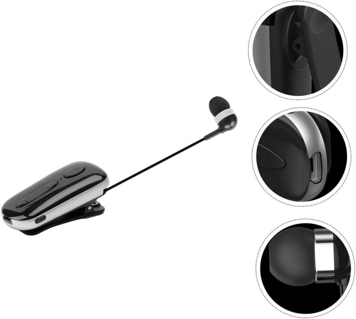 SEWACC Wireless Headset Wireless Earbud for Sports Clip-Headphone Design for Running and Outdoor Activities