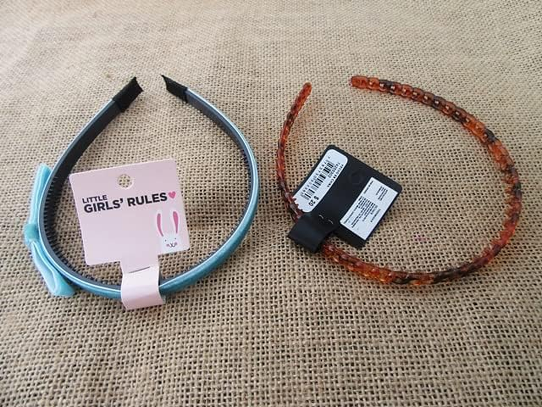 12Pcs New Various Headband Hair Bands Hair Hoops Assorted image number 1