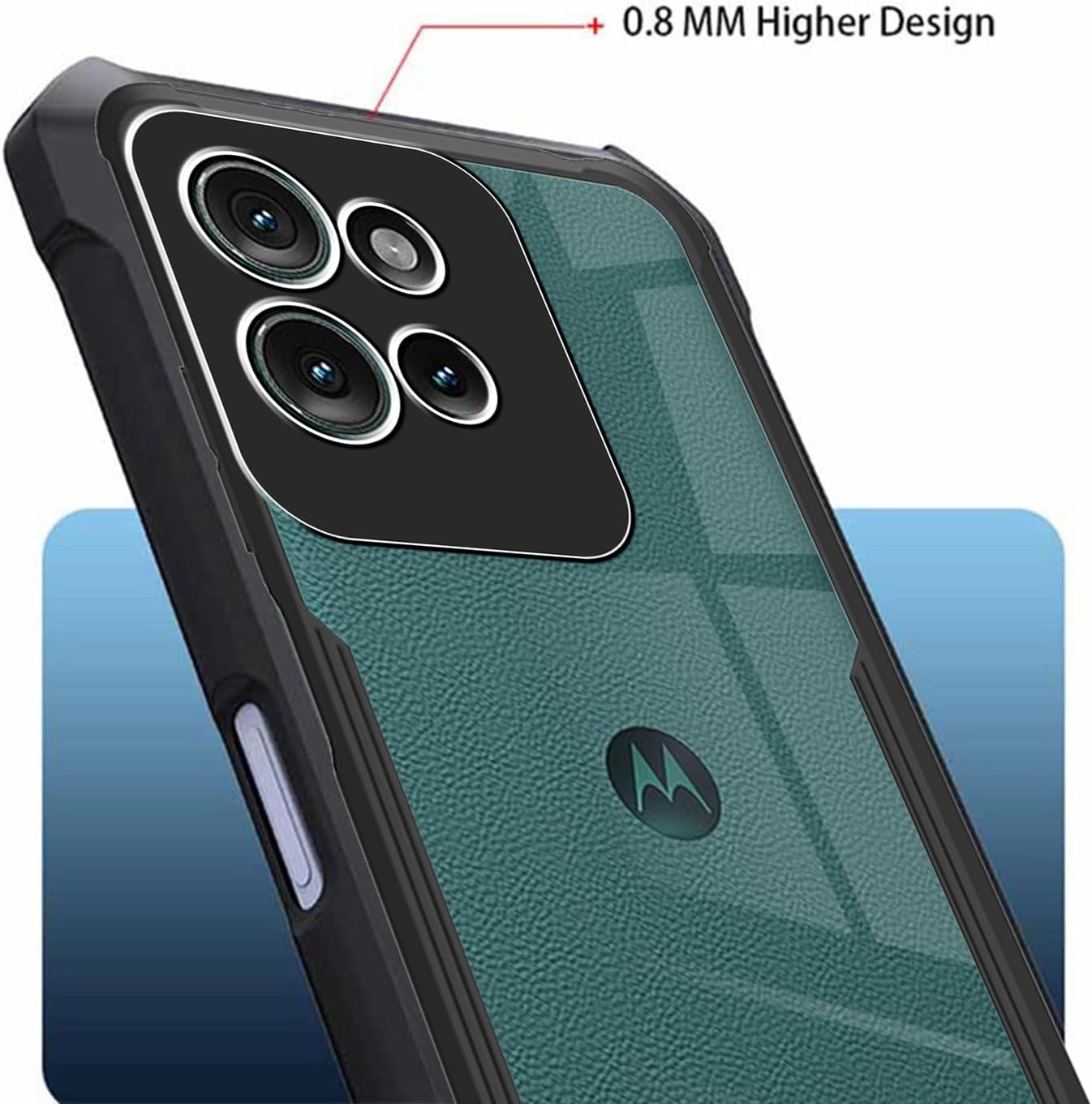 Case for Motorola Edge 50, Electro-Weideworld Ultra Thin Hard PC Shockproof Scratch Resistant Protective Phone Case Cover