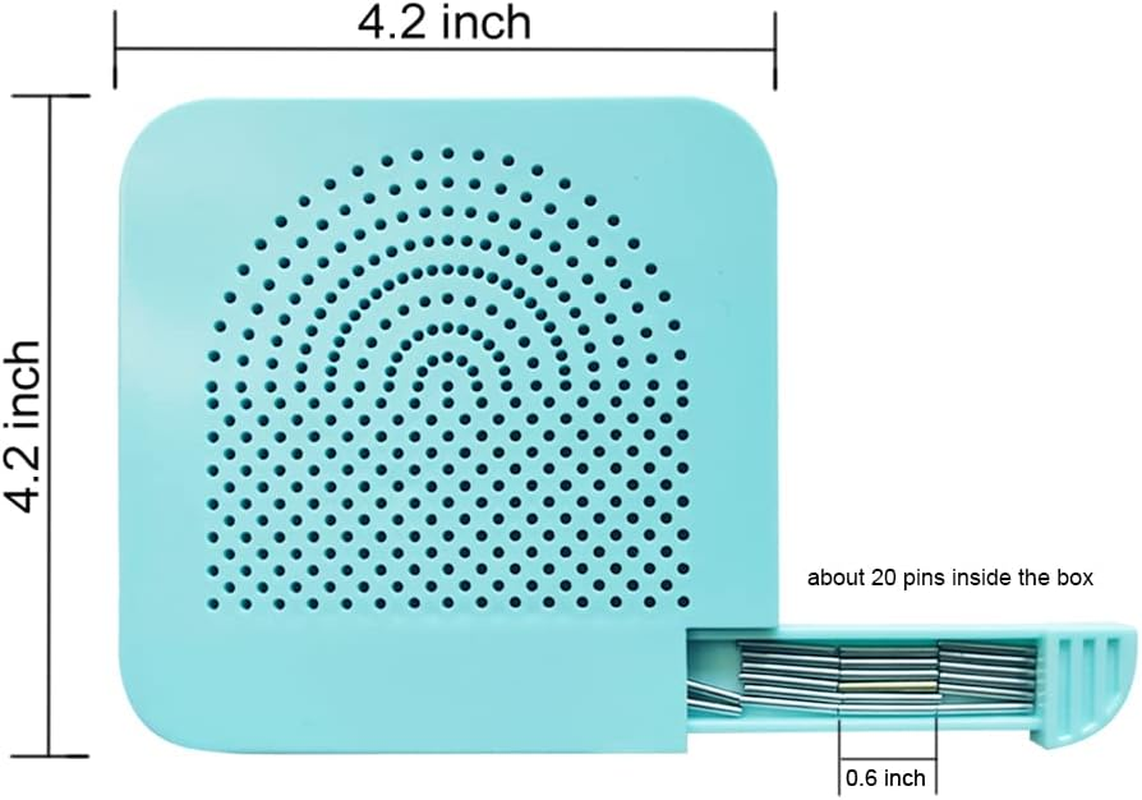 XIWUMOER 8 Pieces Paper Quilling Tools Slotted Kit,Quilling Knitting Board with Pins Storage Box,Assorted Sizes Rolling Curling Quilling Needle Pen Coach,Art Craft DIY Paper Cardmaking Tools (Blue) image number 1