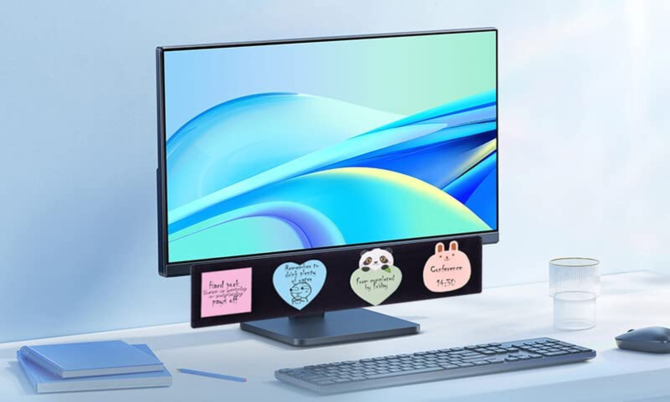 Monitor Memo Board Top Mount,Monitor Sticky Note Holder,Universal Transparent Sticky Notes Memo Pad,Sticky Boards,Message Board for Computer Monitors image number 3