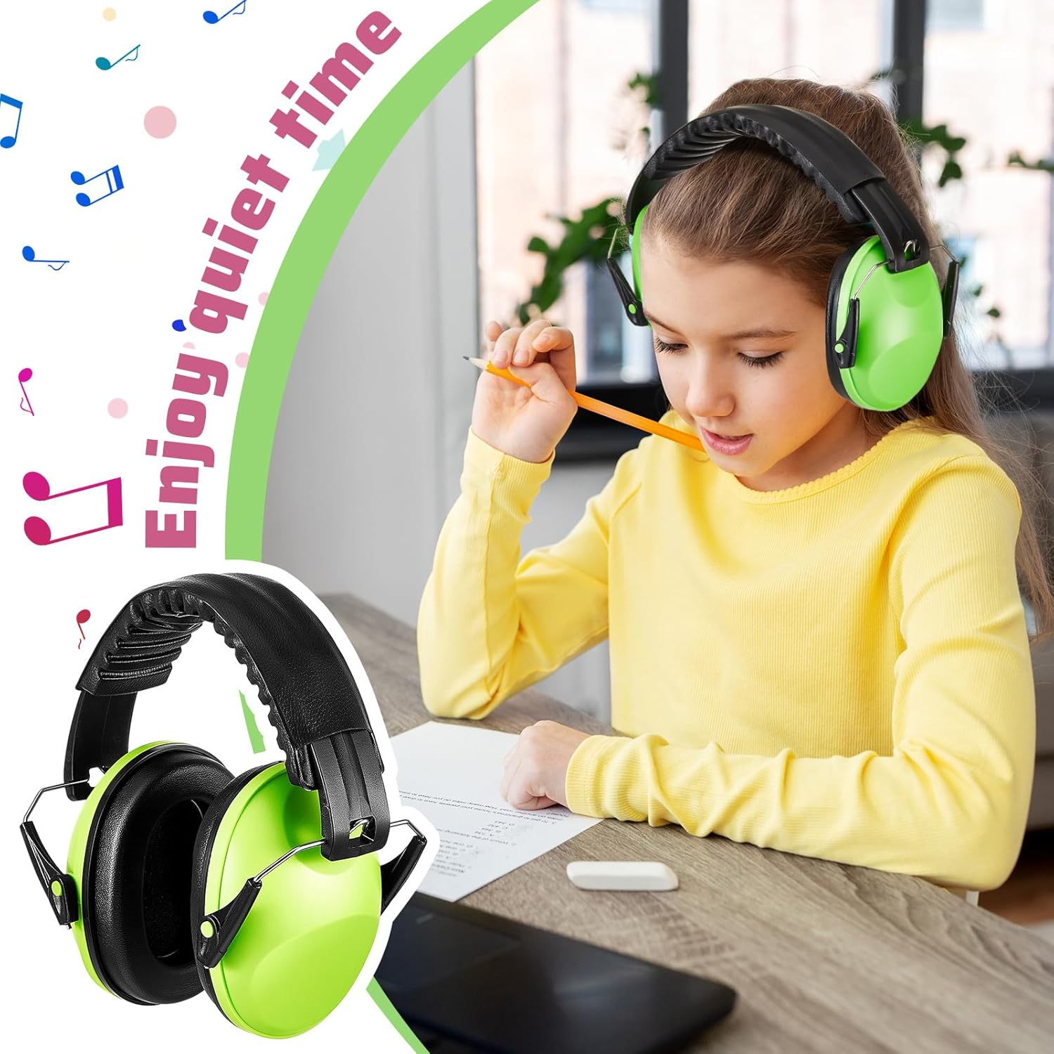 Amylove 12 Pcs Kids Ear Protection Noise Cancelling Headphones Ear Muffs Bulk 30Db Sensory Headphones image number 2