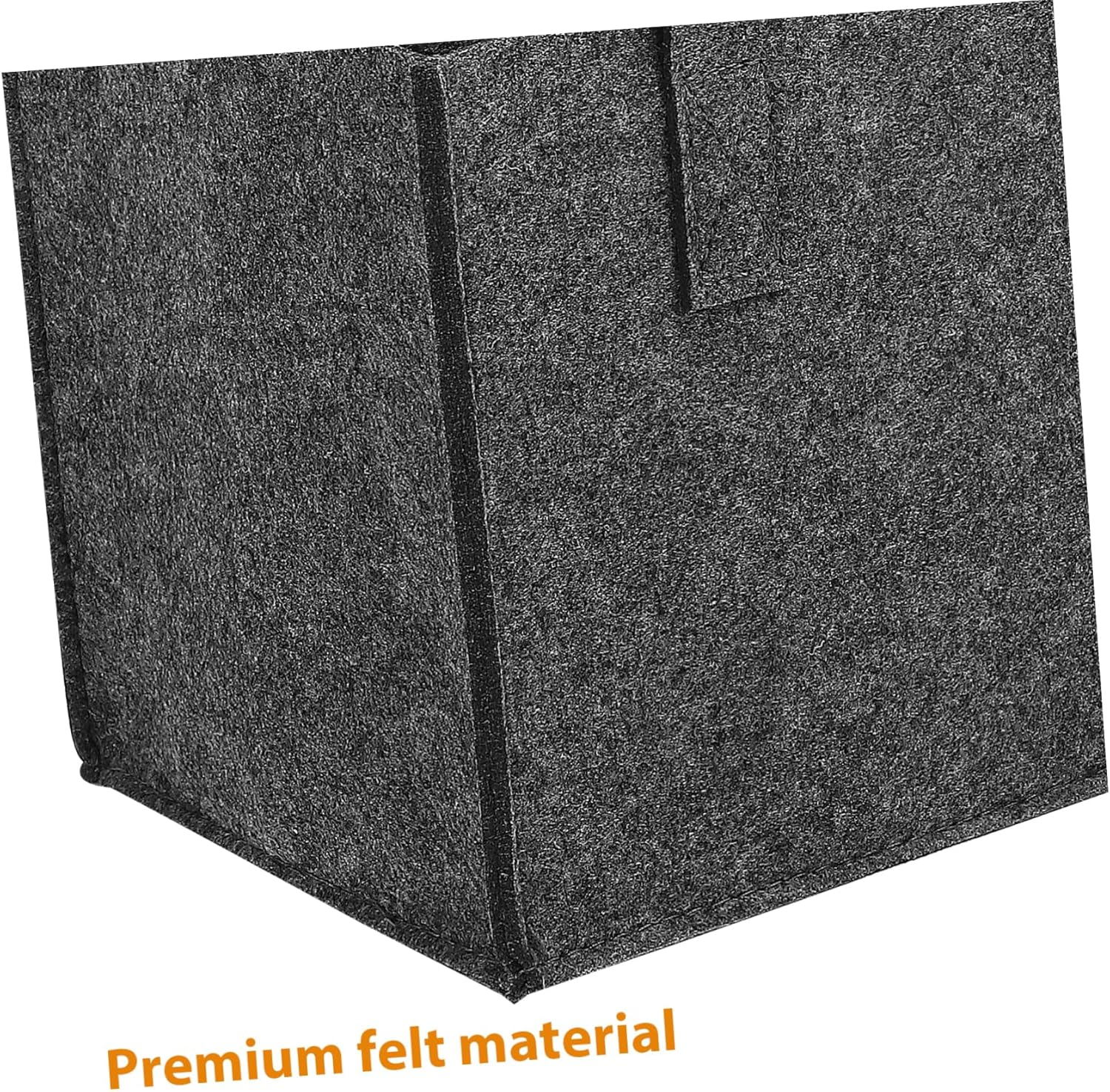 Gogogmee Bottle Tote Bag for 6 Bottles 4Pcs Thick Felt Wine Carrier with Divider Handbag Portable Wine Storage Bag for Travel Camping Picnic image number 2