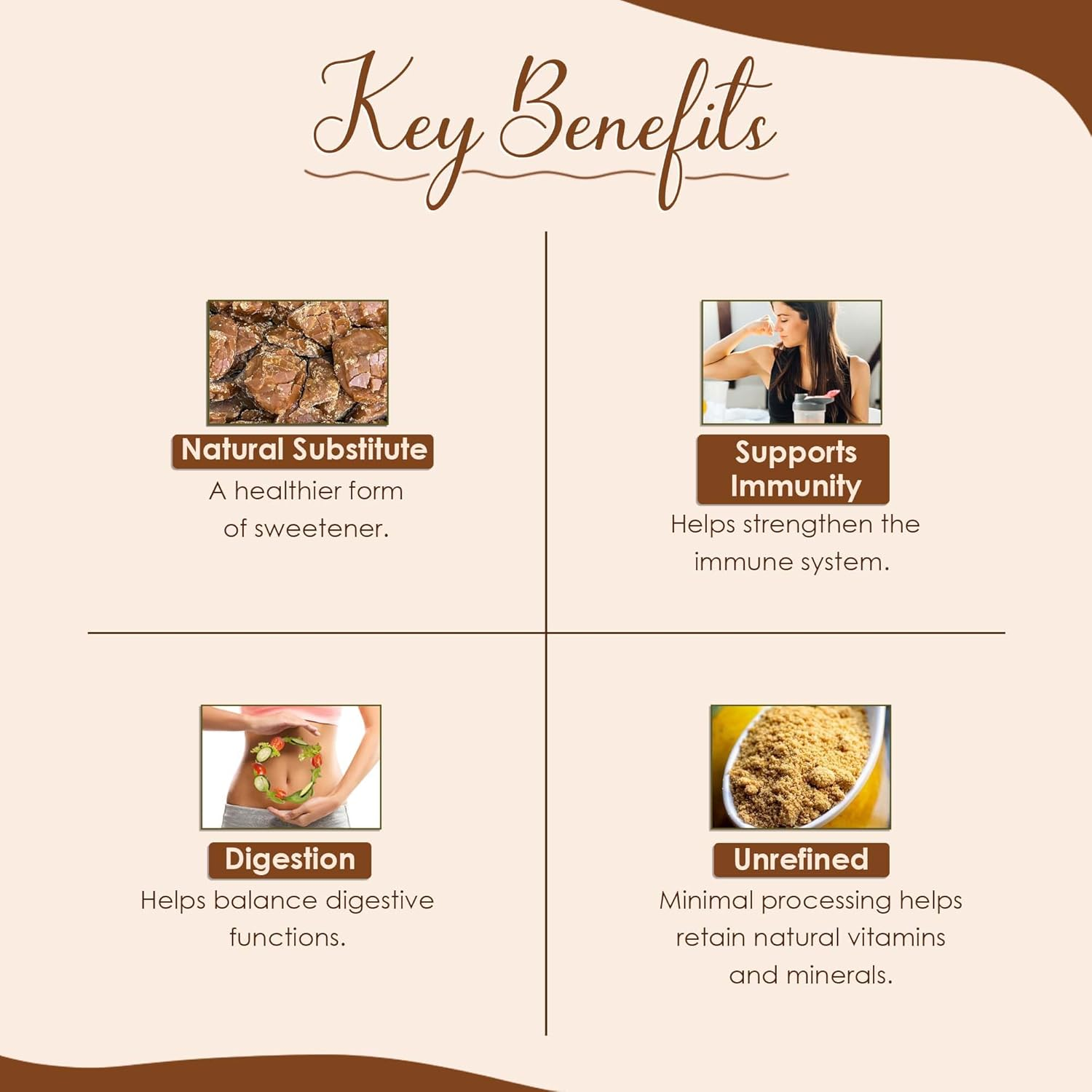 Mi Nature Jaggery Powder | Pure & Unrefined Farm Fresh Sugarcane Gur/Gud |Rich in Vitamins & Minerals |Natural Sweetener & Sugar Substitute| No Additive & Preservative |250G(8.81Oz)