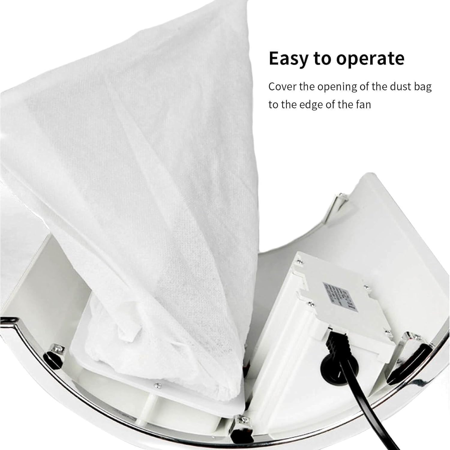 OWEITE Nail Dust Collector Powerful 80W Nail Dust Vacuum Cleaner Dust Extractor for Poly Nail, Acrylic Fan Vacuums Dust Suction Machine Manicure Salon Home Use image number 5