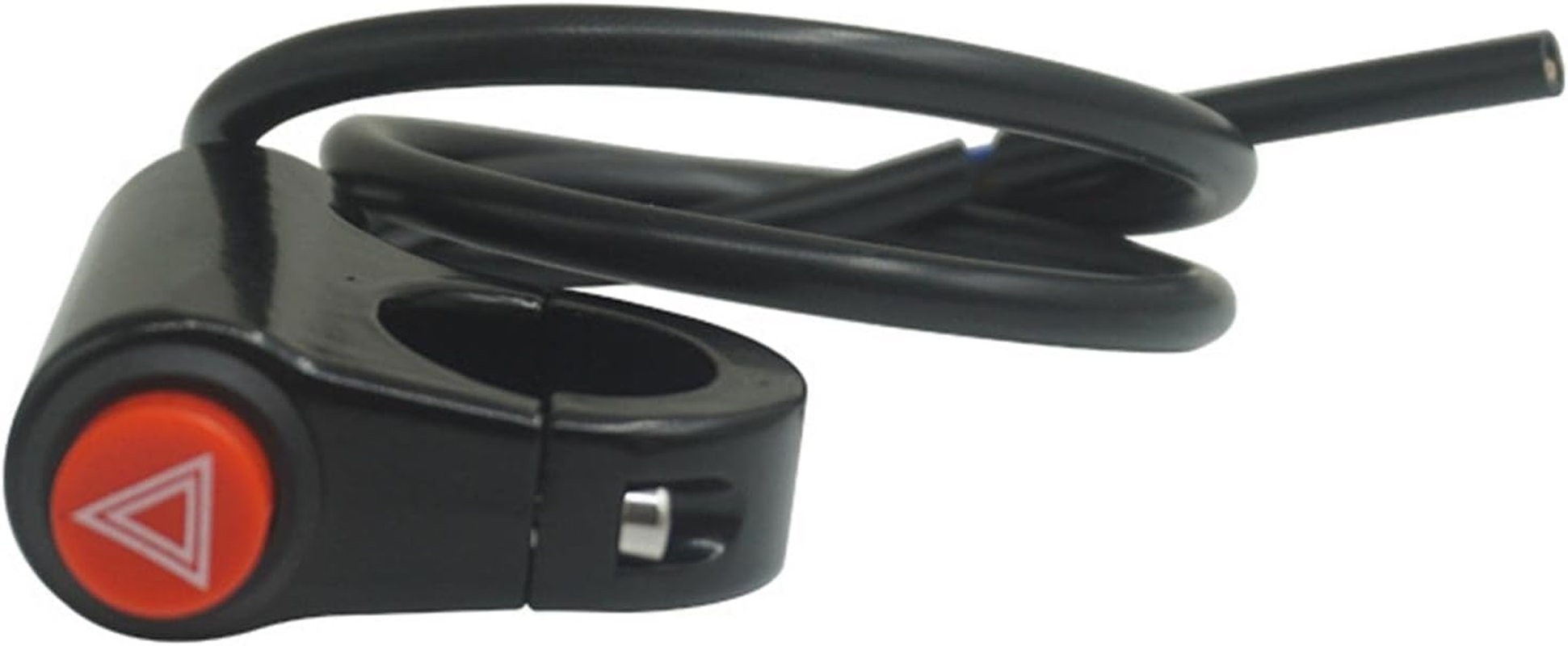 Magideal Motorcycle Hazard Light Switch Button Handlebar Mount Switch for Motorbike Replace image number 4