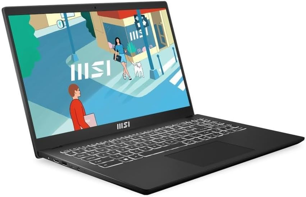 MSI Modern 15 B13M 15.6" 1080P I7 1355U 16GB 512GB SSD Wifi 6 W11P Laptop